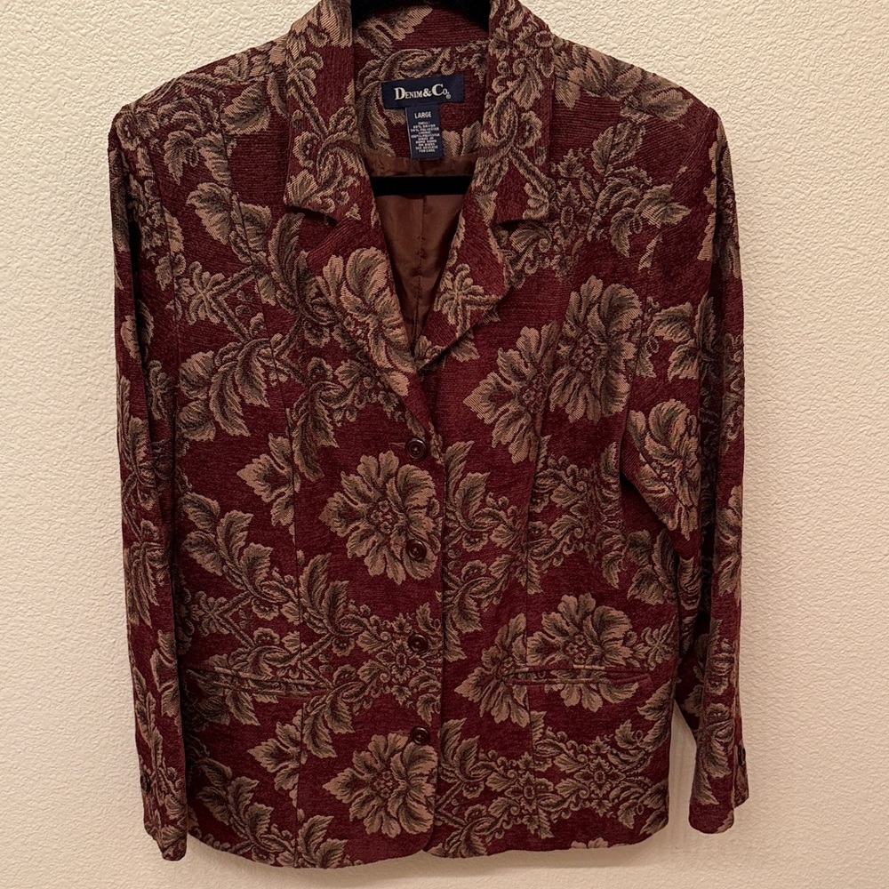 Floral Patterned Blazer